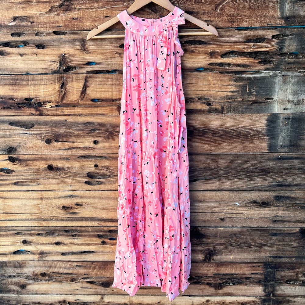 RILEY & RAE | NWT Pink Floral Maxi Dress 10